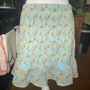 Almost famous stretchy mini coquette skirt